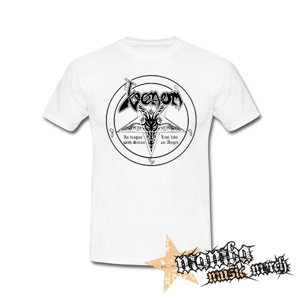 VENOM - Pentagram - biele pánske tričko