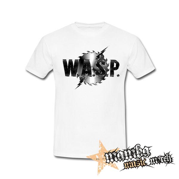 W.A.S.P. - Logo - biele pánske tričko