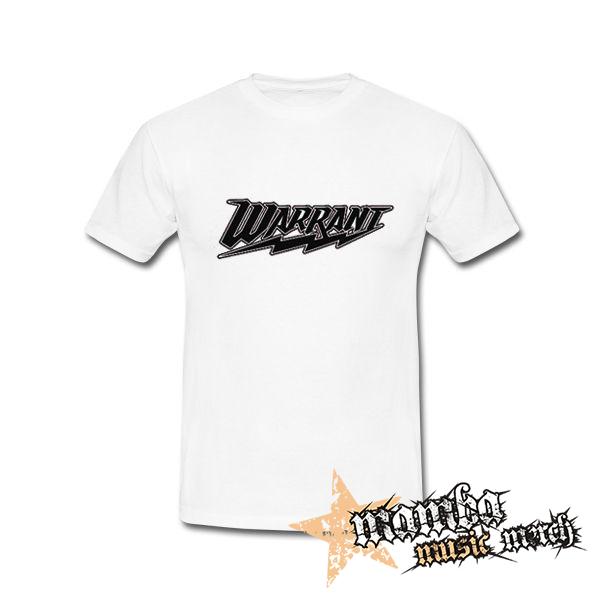 WARRANT - Band Logo - biele pánske tričko
