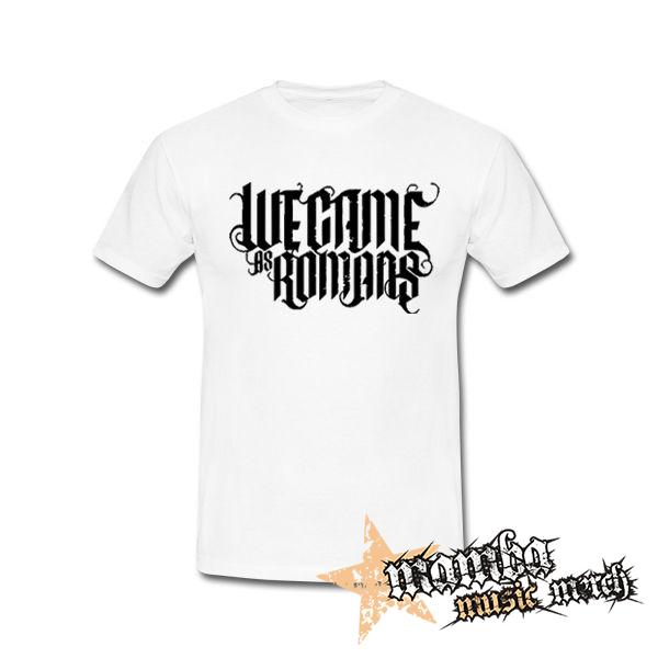 WE CAME AS ROMANS - Logo - biele pánske tričko