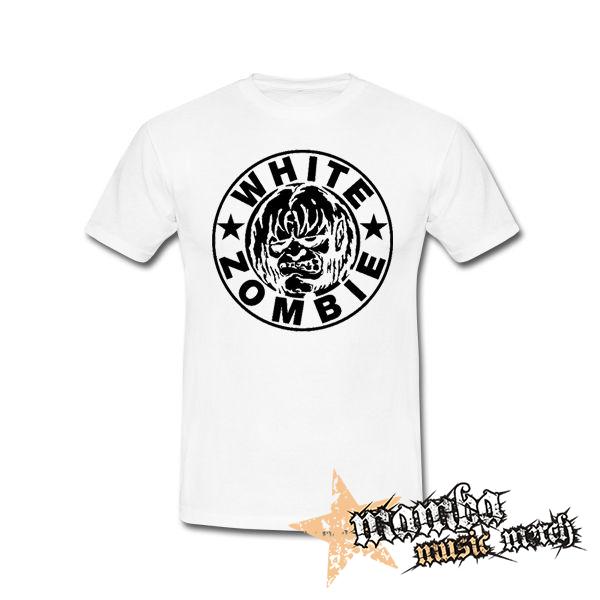 WHITE ZOMBIE - biele pánske tričko