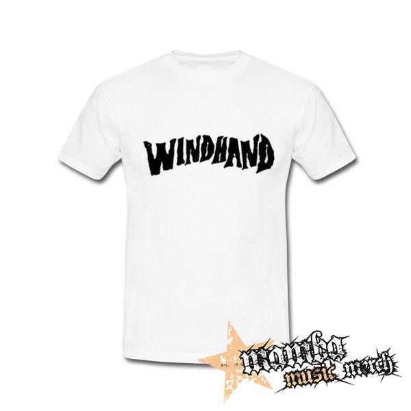 WINDHAND - Logo - biele pánske tričko