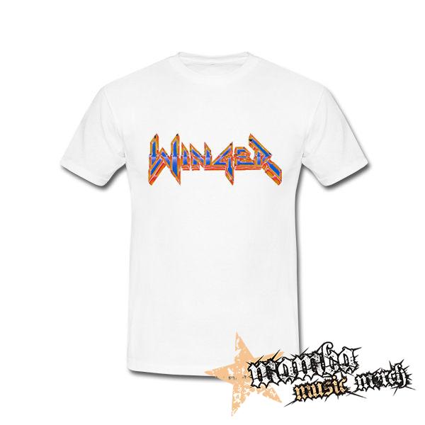 WINGER - Logo - biele pánske tričko