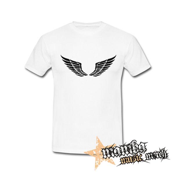 WINGS - Krídla - biele pánske tričko