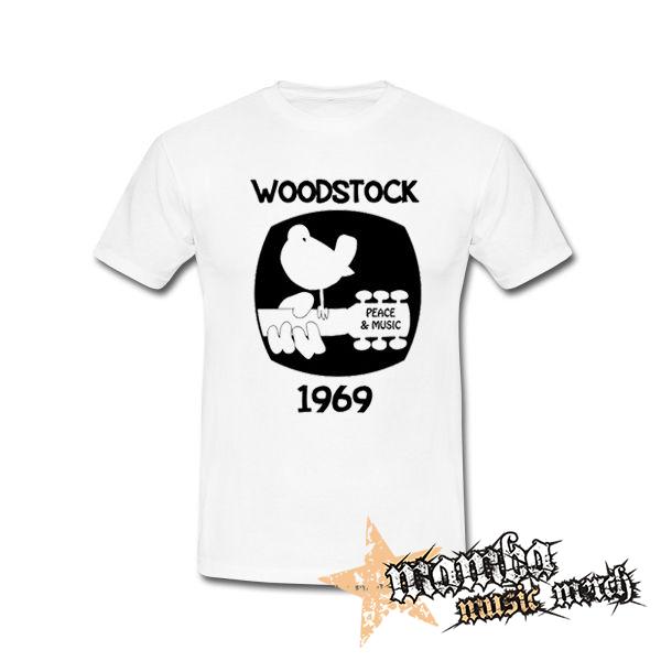 WOODSTOCK - 1969 - biele pánske tričko