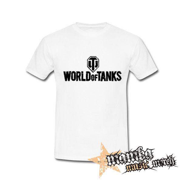 WORLD OF TANKS - Logo - biele pánske tričko