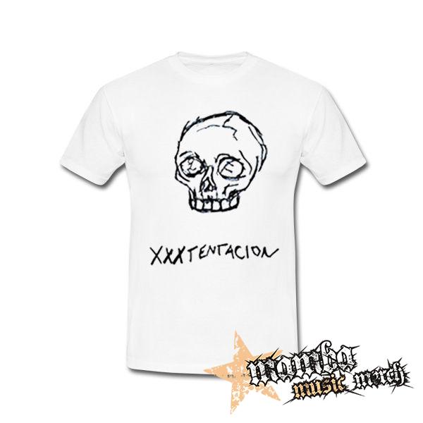 XXXTentacion - Logo Skull - biele pánske tričko