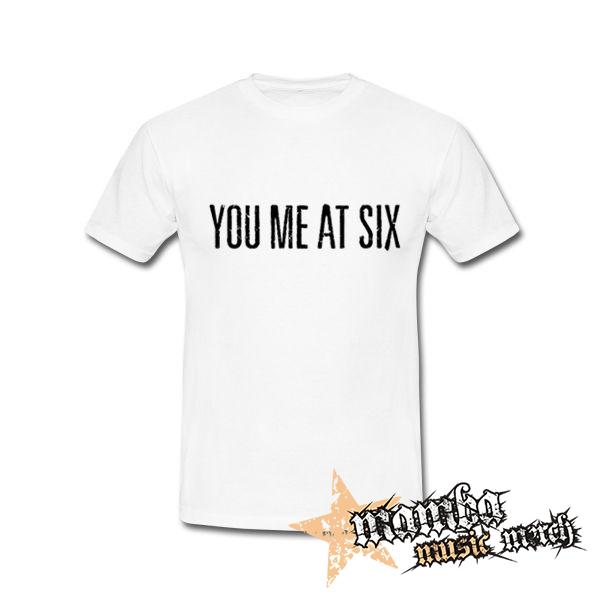 YOU ME AT SIX - Logo - biele pánske tričko