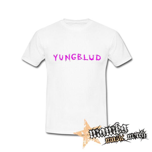 YUNGBLUD - Pink Logo - biele pánske tričko
