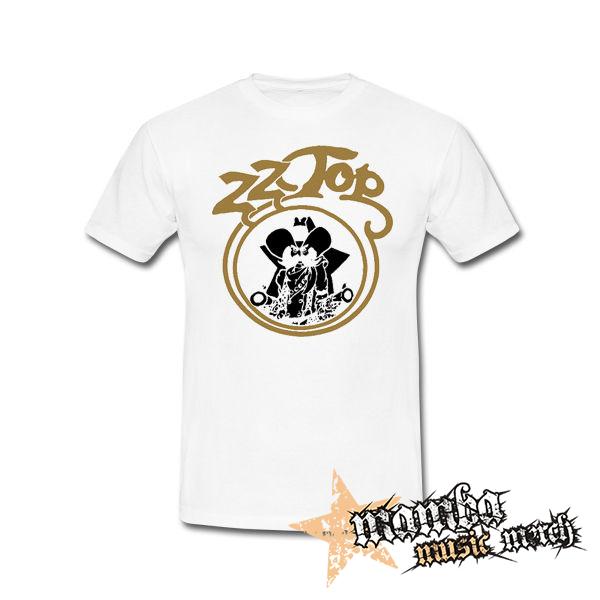 ZZTOP - Gold Man - biele pánske tričko