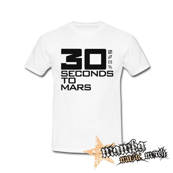 30 SECONDS TO MARS - Big Logo - biele detské tričko