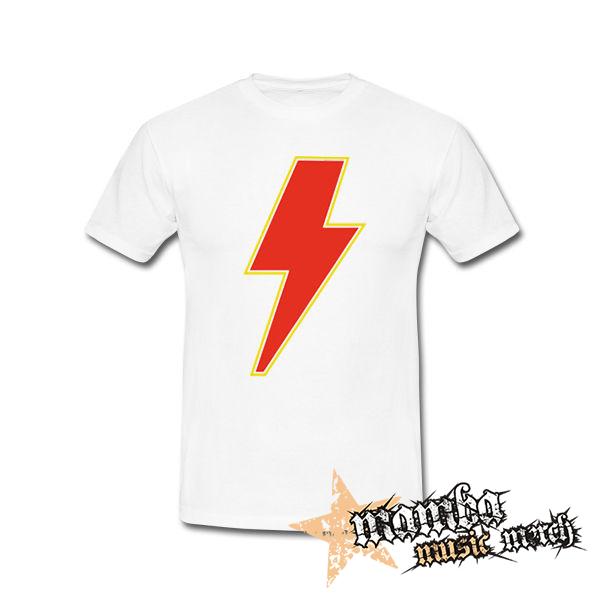 ACDC - Power Up Sign Crest Logo - biele detské tričko