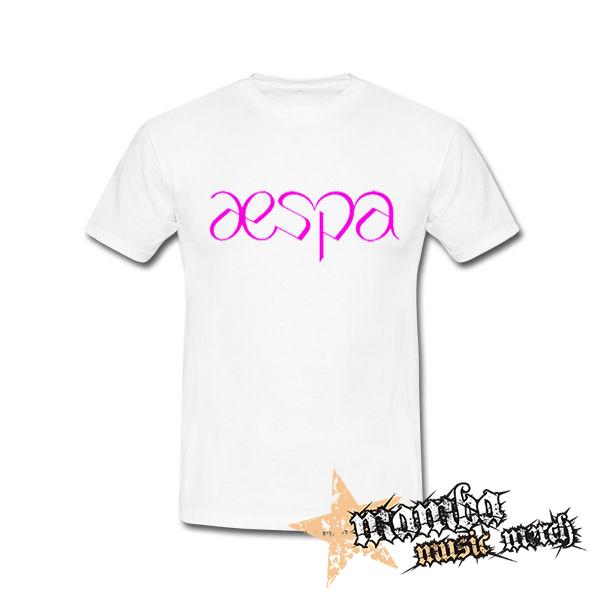 AESPA - Logo Pink - biele detské tričko