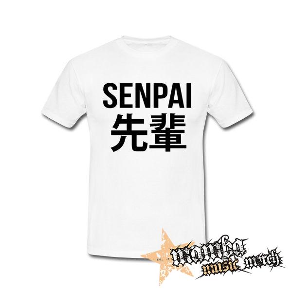 ANIME - SENPAI - Logo & Symbols - biele detské tričko