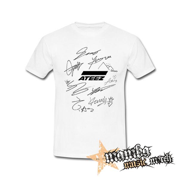 ATEEZ - Logo & Signature - biele detské tričko