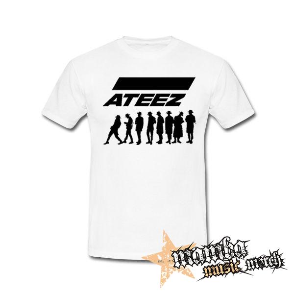 ATEEZ - Logo & Silhouette - biele detské tričko