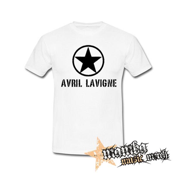 AVRIL LAVIGNE - Logo Punkrock Star - biele detské tričko