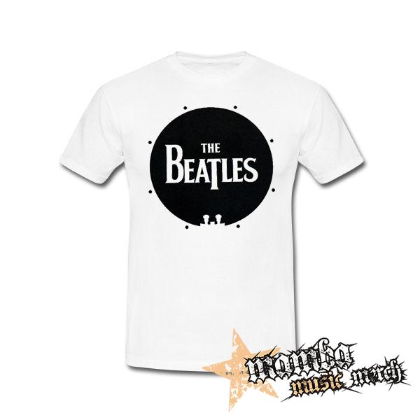 BEATLES - Drum Logo - biele detské tričko