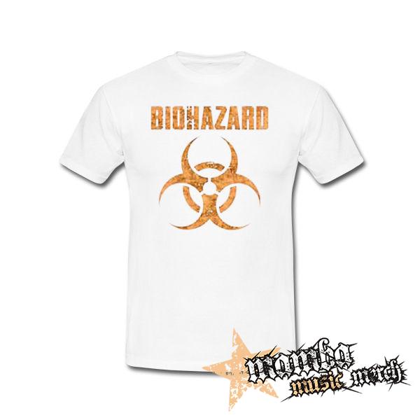 BIOHAZARD - Logo Orange - biele detské tričko