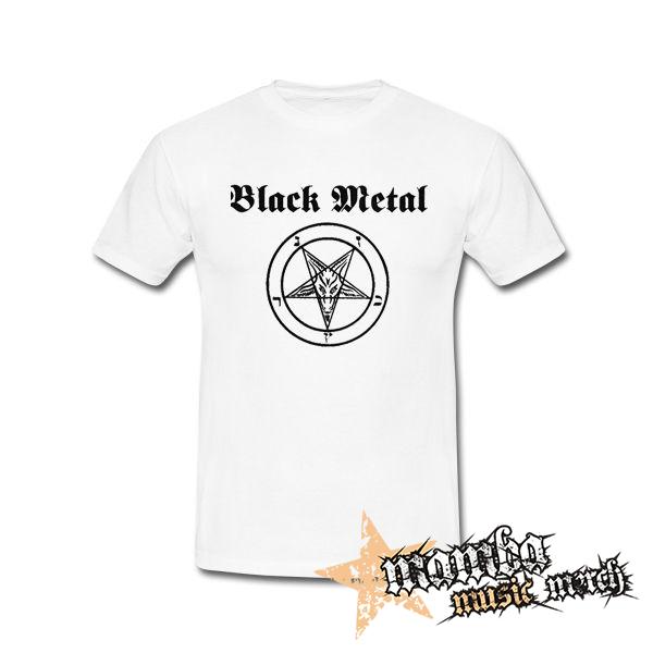 BLACK METAL - biele detské tričko