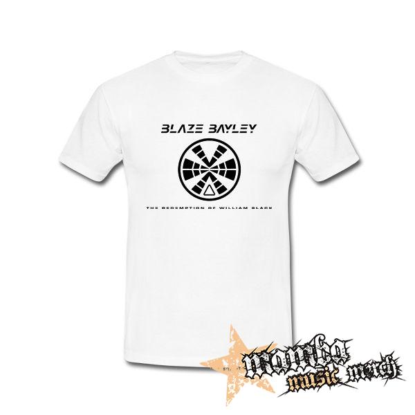 BLAZE BAYLEY - Logo - biele detské tričko