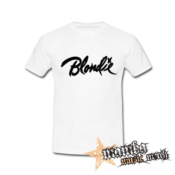 BLONDIE - Logo - biele detské tričko