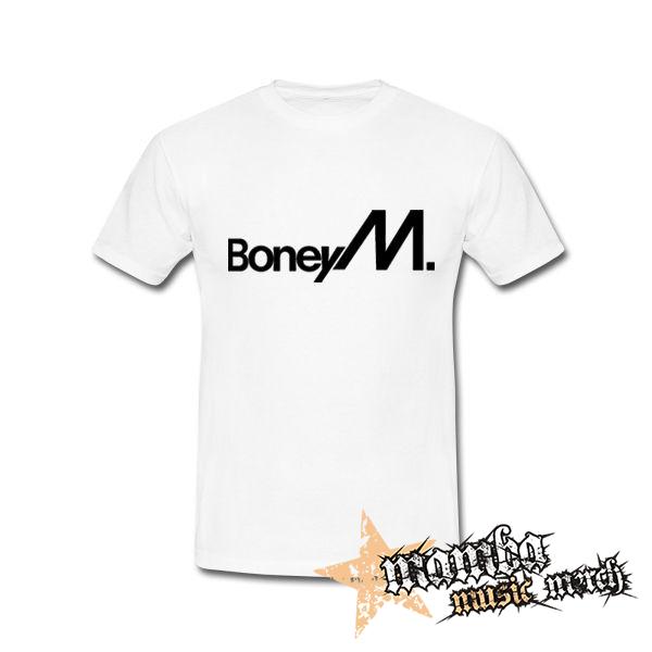 BONEY M - Logo - biele detské tričko