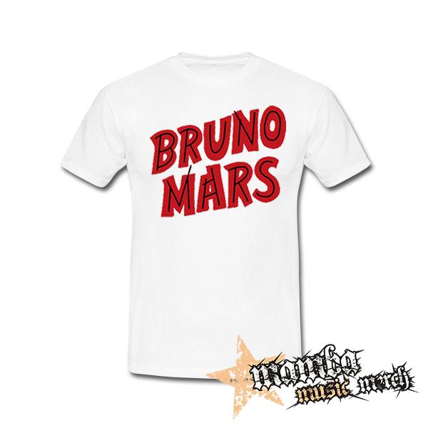 BRUNO MARS - Logo - biele detské tričko
