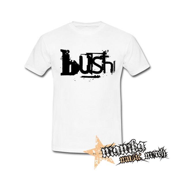 BUSH - Logo - biele detské tričko
