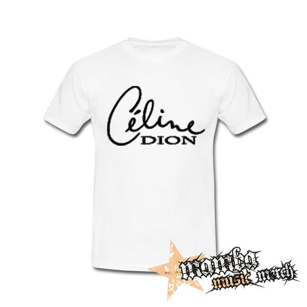 CELINE DION - Logo - biele detské tričko
