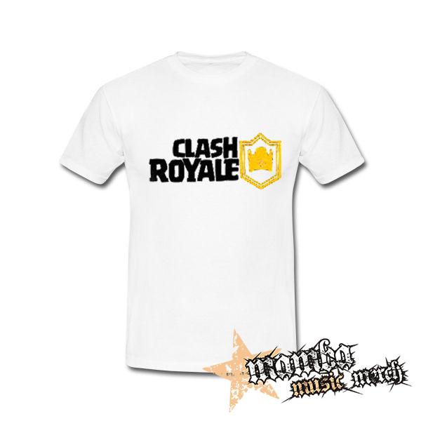 CLASH ROYALE - Logo - biele detské tričko