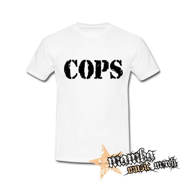 COPS - biele detské tričko