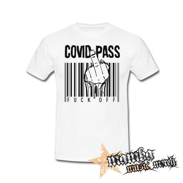 COVID PASS - biele detské tričko