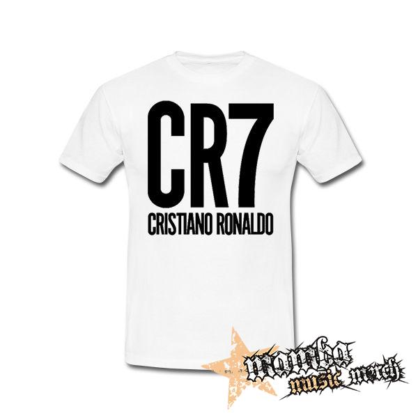 CRISTIANO RONALDO - CR7 Crest - biele detské tričko