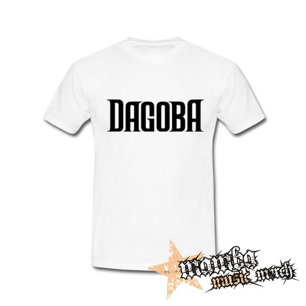 DAGOBA - Logo Band - biele detské tričko