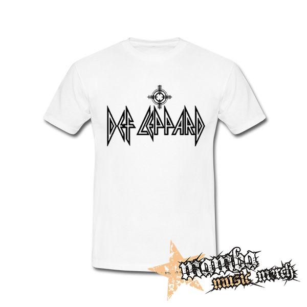 DEF LEPPARD - Logo 3 - biele detské tričko
