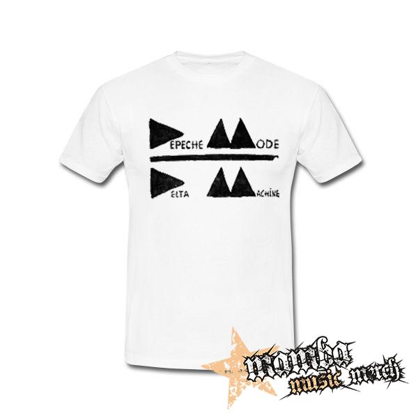 DEPECHE MODE - Delta Machine Logo invert - biele detské tričko