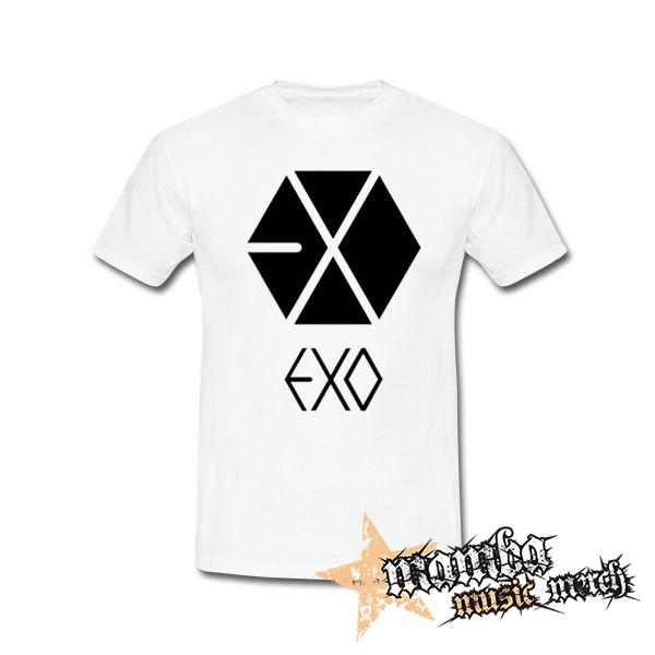 EXO - Logo - biele detské tričko