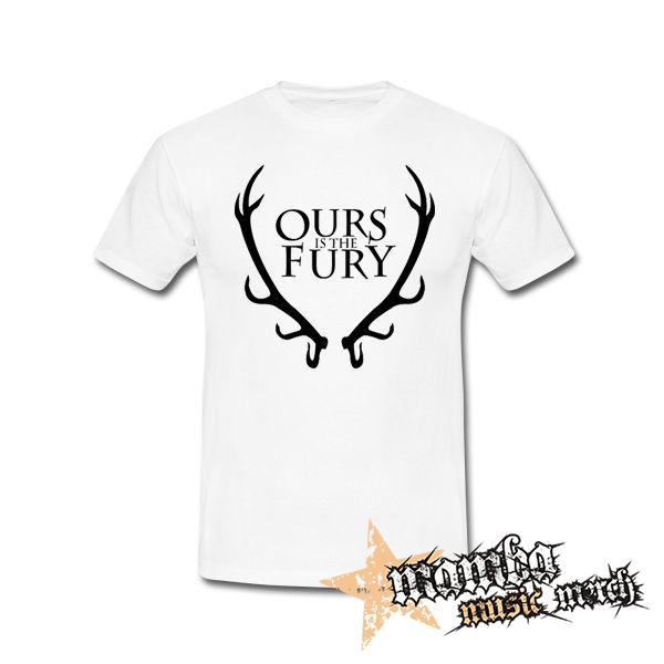 GAME OF THRONES - OURS IS THE FURY - Logo - biele detské tričko