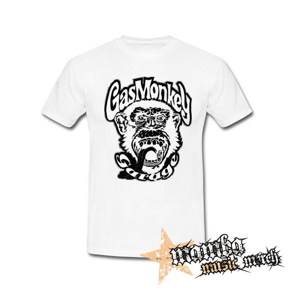 GAS MONKEY GARAGE - biele detské tričko