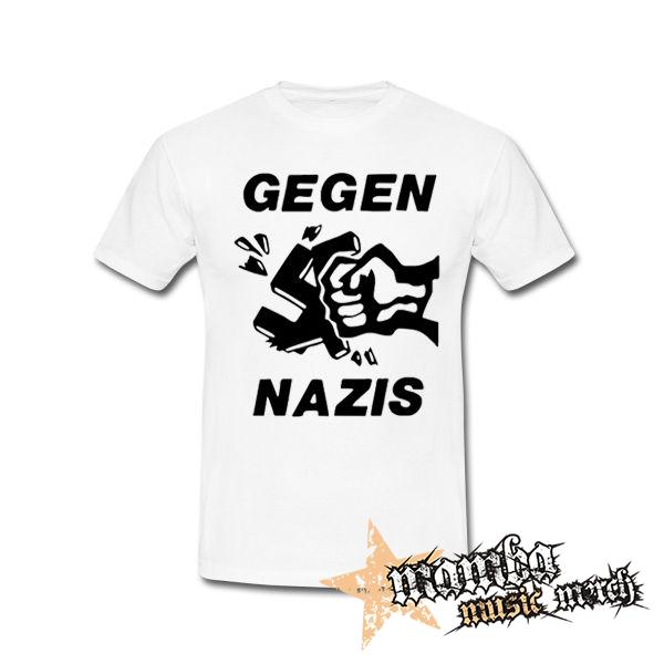 GEGEN NAZIS - biele detské tričko