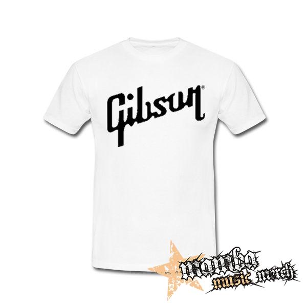 GIBSON - biele detské tričko