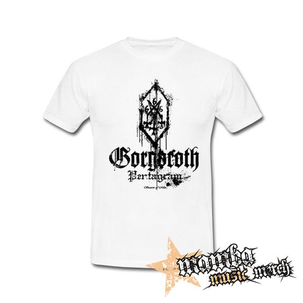 GORGOROTH - 666 Pentagram - biele detské tričko