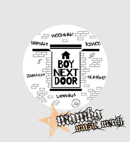 Podložka pod myš BOYNEXTDOOR - Art Logo Names - okrúhla