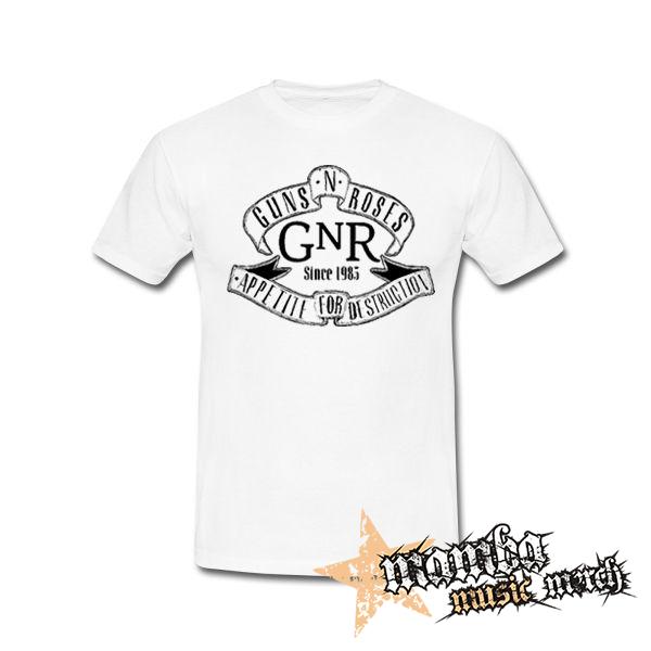 GUNS N ROSES - Appetite Slogan - biele detské tričko