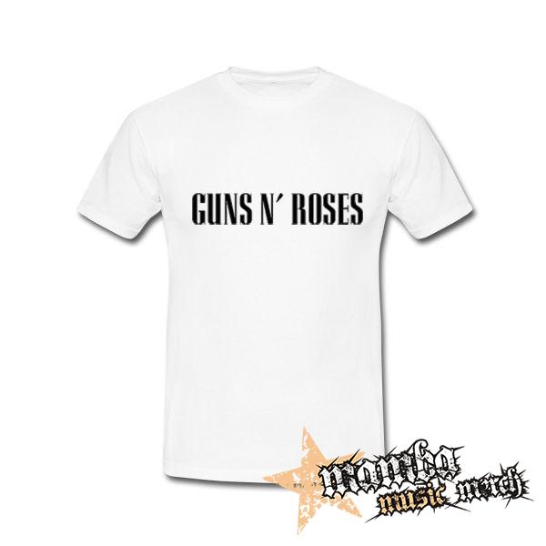 GUNS N ROSES - Simple Logo - biele detské tričko