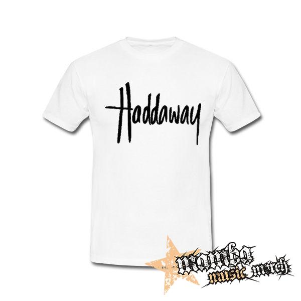 HADDAWAY - Logo - biele detské tričko