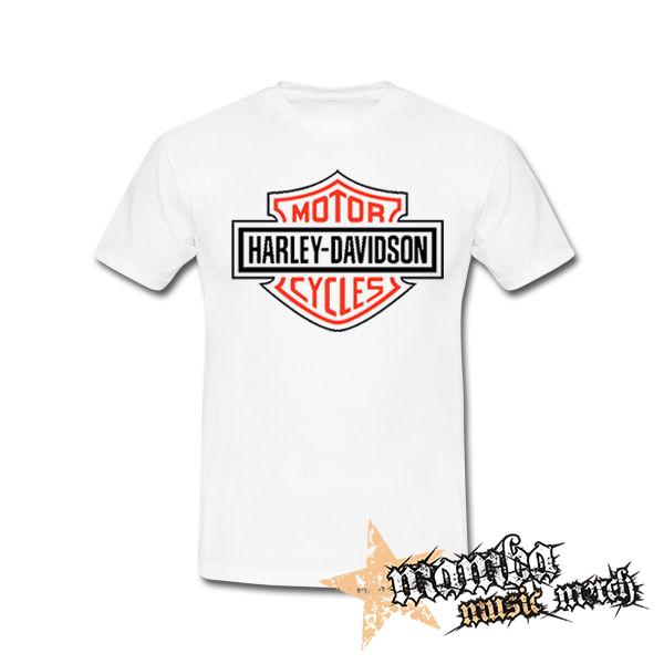 HARLEY DAVIDSON - Red Crest Logo Motive 2 - biele detské tričko