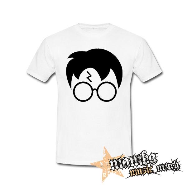 HARRY POTTER - Glasses Bold Crest - biele detské tričko