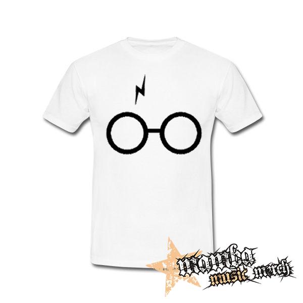 HARRY POTTER - Glasses Crest - biele detské tričko